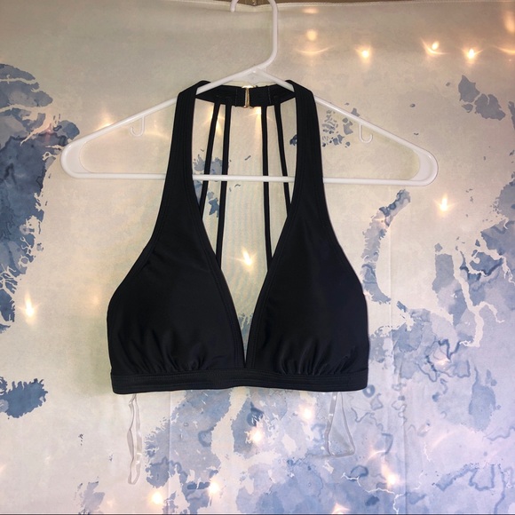 Time and Tru Other - 🌻NWOT Time and Tru Black Strap Bikini Top Size S